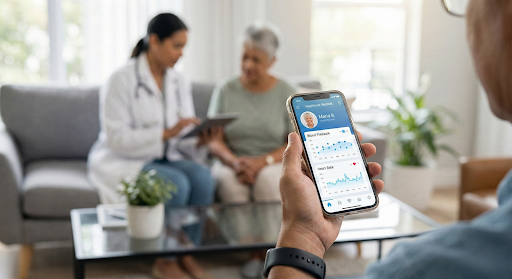 Giao diện app khám bệnh tại nhà