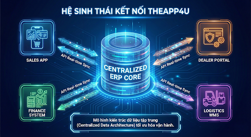 Hệ sinh thái kết nối TheApp4U