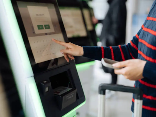 Hotel booking system supporting convenient kiosk check-in