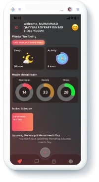 Mobile App Screenshot Foreground