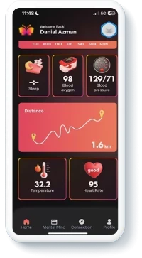 Mobile App Screenshot Foreground